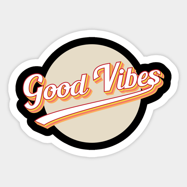 Good Vibes Sticker by Pixel On Fire